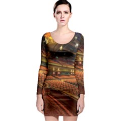 Florida State University Long Sleeve Bodycon Dress by BangZart