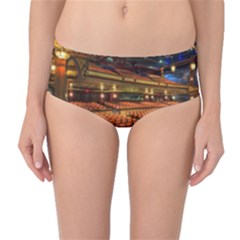 Florida State University Mid-waist Bikini Bottoms by BangZart