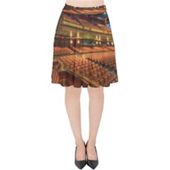 Florida State University Velvet High Waist Skirt by BangZart