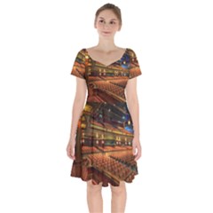 Florida State University Short Sleeve Bardot Dress by BangZart