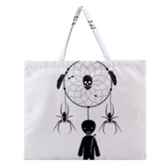 Voodoo Dream-catcher  Zipper Large Tote Bag by Valentinaart