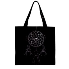 Voodoo Dream-catcher  Zipper Grocery Tote Bag by Valentinaart