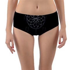 Voodoo Dream-catcher  Reversible Mid-waist Bikini Bottoms by Valentinaart