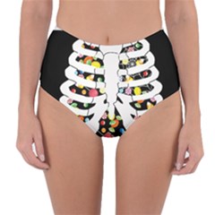 Trick Or Treat  Reversible High-waist Bikini Bottoms by Valentinaart