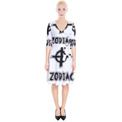 Zodiac Killer  Wrap Up Cocktail Dress