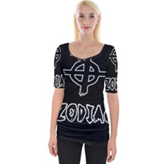 Zodiac Killer  Wide Neckline Tee