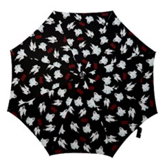 Ghost Pattern Hook Handle Umbrellas (medium) by Valentinaart