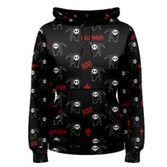 Death Pattern - Halloween Women s Pullover Hoodie by Valentinaart