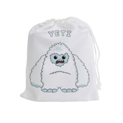 Yeti Drawstring Pouches (extra Large) by Valentinaart