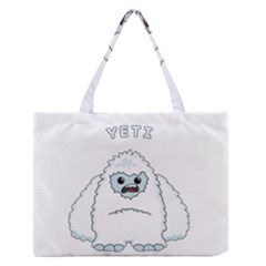 Yeti Zipper Medium Tote Bag by Valentinaart