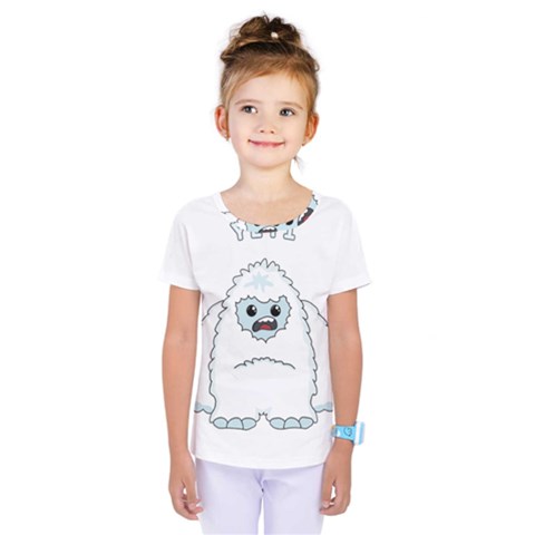 Yeti Kids  One Piece Tee by Valentinaart