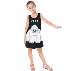 Yeti Kids  Sleeveless Dress by Valentinaart