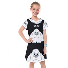 Yeti Kids  Drop Waist Dress by Valentinaart