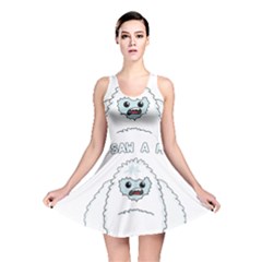 Yeti - I Saw A Man Reversible Skater Dress by Valentinaart