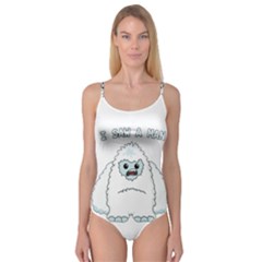 Yeti - I Saw A Man Camisole Leotard  by Valentinaart