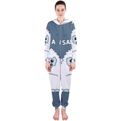 Yeti - I Saw A Man Hooded Jumpsuit (ladies) 