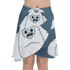 Yeti - I Saw A Man Chiffon Wrap by Valentinaart