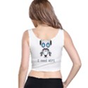 Cute Robot Crop Top View3