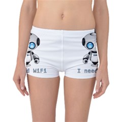 Cute Robot Boyleg Bikini Bottoms by Valentinaart