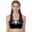 Cute Robot Sports Bra View1