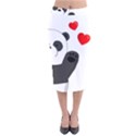 Cute panda Velvet Midi Pencil Skirt View1