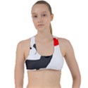 Cute panda Criss Cross Racerback Sports Bra View1