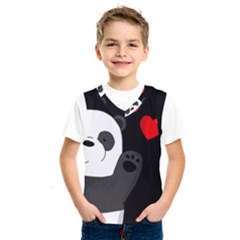 Cute Panda Kids  Sportswear by Valentinaart