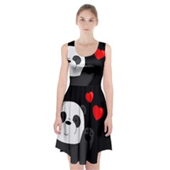 Cute Panda Racerback Midi Dress by Valentinaart