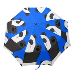 Cute Pandas Folding Umbrellas by Valentinaart