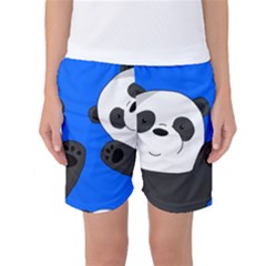 Cute Pandas Women s Basketball Shorts by Valentinaart