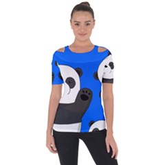 Cute Pandas Short Sleeve Top