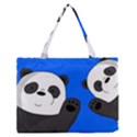 Cute pandas Zipper Medium Tote Bag View1