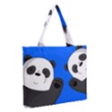 Cute pandas Zipper Medium Tote Bag View2