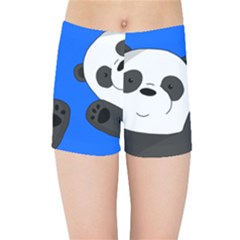 Cute Pandas Kids Sports Shorts