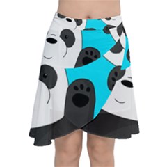 Cute Pandas Chiffon Wrap