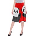 Cute pandas Midi Beach Skirt View1