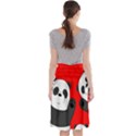 Cute pandas Midi Beach Skirt View2