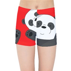 Cute Pandas Kids Sports Shorts