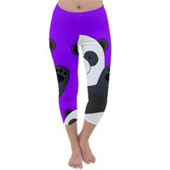 Cute Pandas Capri Winter Leggings 