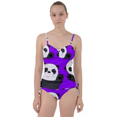 Cute Pandas Sweetheart Tankini Set