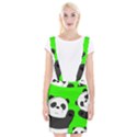 Cute pandas Braces Suspender Skirt View1