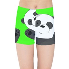 Cute Pandas Kids Sports Shorts