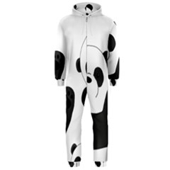 Cute Pandas Hooded Jumpsuit (men)  by Valentinaart