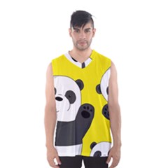 Cute Pandas Men s Basketball Tank Top by Valentinaart