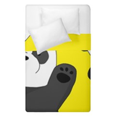 Cute Pandas Duvet Cover Double Side (single Size) by Valentinaart