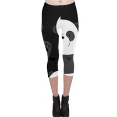 Cute Pandas Capri Leggings  by Valentinaart