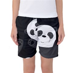 Cute Pandas Women s Basketball Shorts by Valentinaart