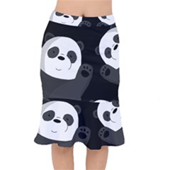 Cute Pandas Mermaid Skirt by Valentinaart