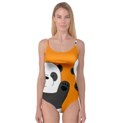 Cute Pandas Camisole Leotard  by Valentinaart