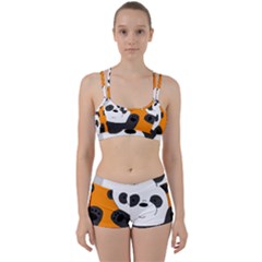 Cute Pandas Women s Sports Set